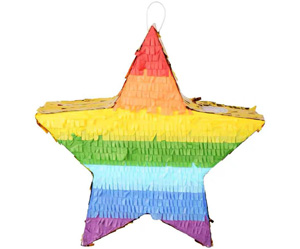Rainbow Star Shape Pinata